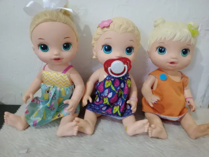 Bonecas Baby Alive original lote com três (Promoção)