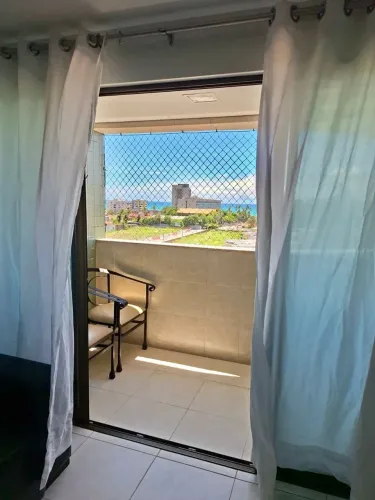 Apartamento com vista mar todo nascente com 3 quartos na Jatiuca andar alto