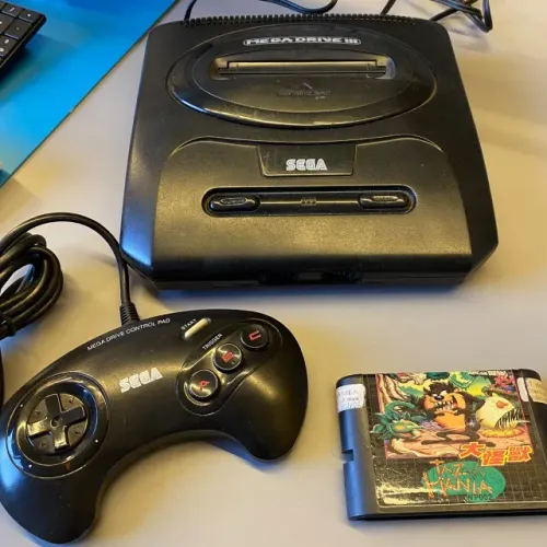 Console Mega Drive III Tec Toy (Com Conector Sega CD) + Controle + Jogo