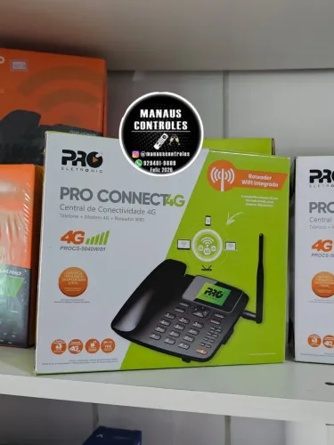 Telefone de mesa fixo com modem wifi e ligações