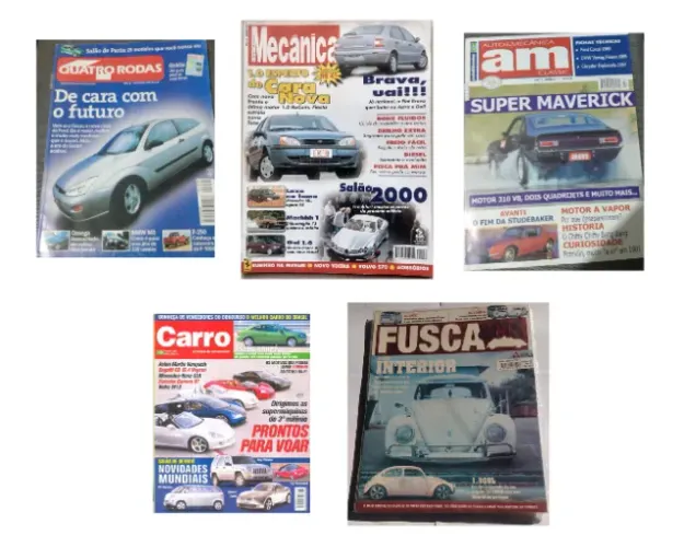 Lote de Revistas com 35 exemplares diversos