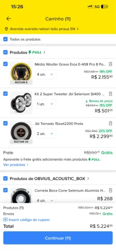 Vendo som automotivo faltando apenas os módulos para tocar