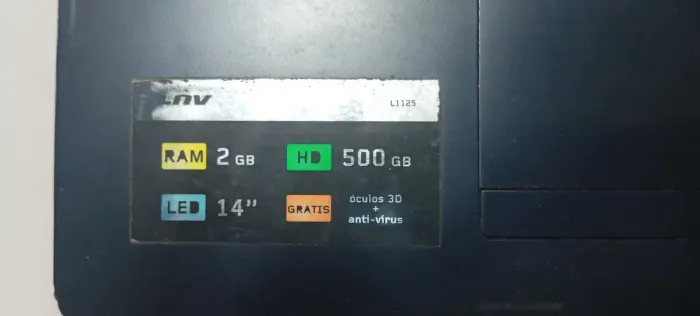 Lenovo 1125 500gb 2gb ram led 14  