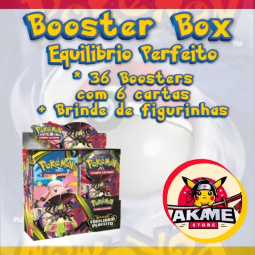 Pokemon Booster Box Equilíbrio Perfeito 36 boosters