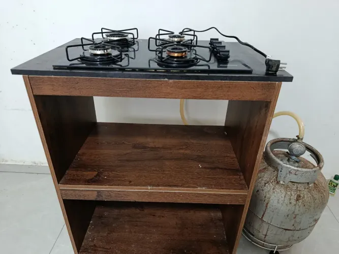 Fogão cooktop 4 bocas semi novo