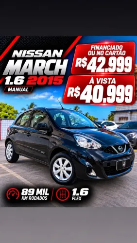 Nissan March SV 1.6 16V Flex Fuel 2015