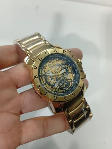 RELÓGIO BVLGARI FUNDO DE VIDRO