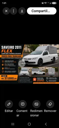 Volkswagen Saveiro 1.6 MI/ 1.6 MI Total Flex 8V (álcool) 2011