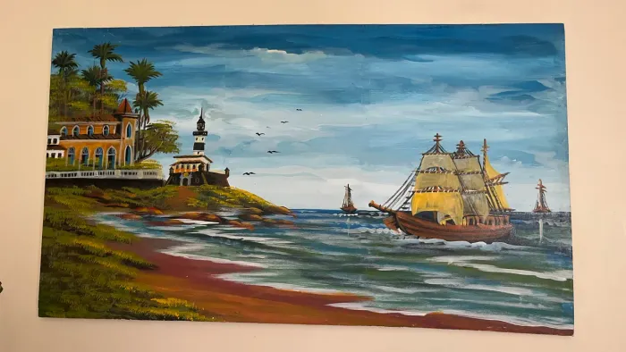 Tela pintura a mão no preçinho