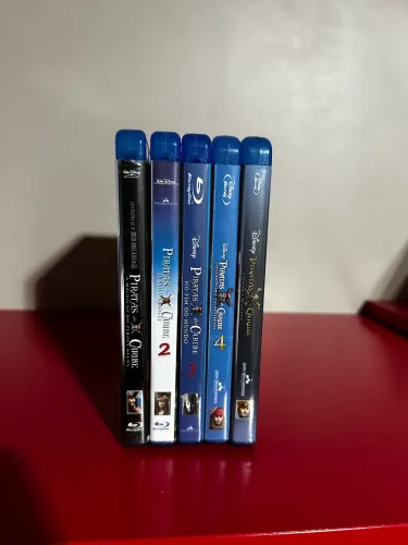 Coleção Bluray de Piratas do Caribe