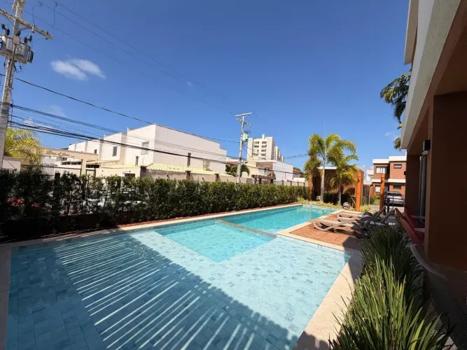 Apartamento mobiliado de alto padrao no Condominio Foz do Joanes