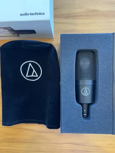 Microfone Audio-Technica AT4040 Condensador Cardioide XLR + Kit Completo Original