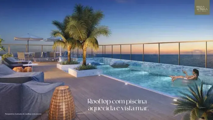 Apartamento 2 quartos com suíte e rooftop em Pituaçu | Brisa Marina Orla Mood