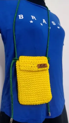 Bolsas de crochê Copa do Mundo 