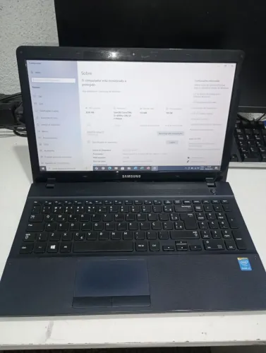 Notebook Samsung i3 4005u + 8g + Ssd 128g + tela 15.6 + bateria boa