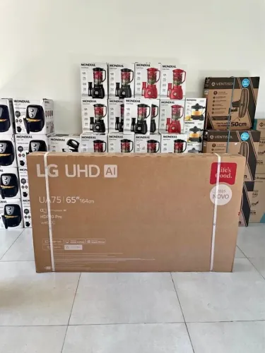 Smart TV LG 65 Polegadas UHD 4K Nova, Lacrada com Nota Fiscal e 1 ano de Garantia