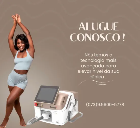 Locação de aparelho de depilação a laser