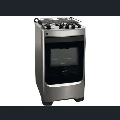 Fogão Consul de inox 4 Bocas, novo (nunca usado)