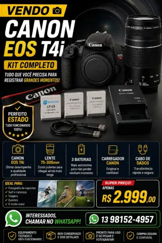Camera Canon T41 completa
