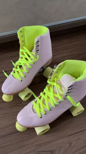 Patins Rosa Oxer tamanho 38