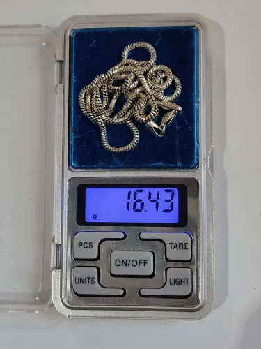 Cordão Estilo Serpente Prata 925 | 60 cm | 16,43 g