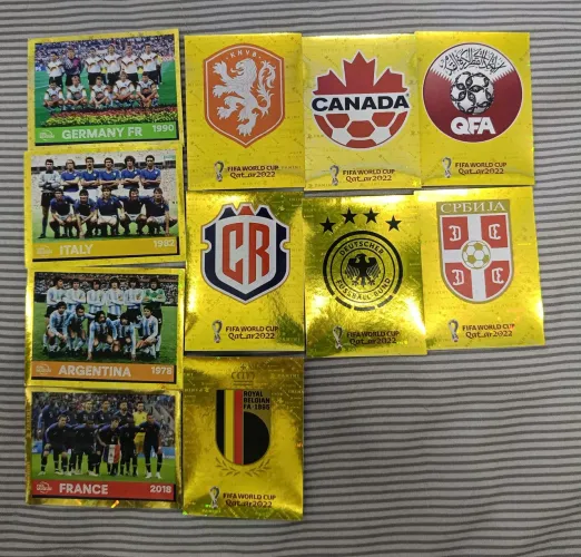 Figurinha Brilhante copa 2022