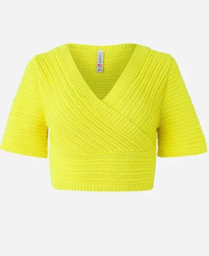 Blusa Cropped Tricô - Tam M