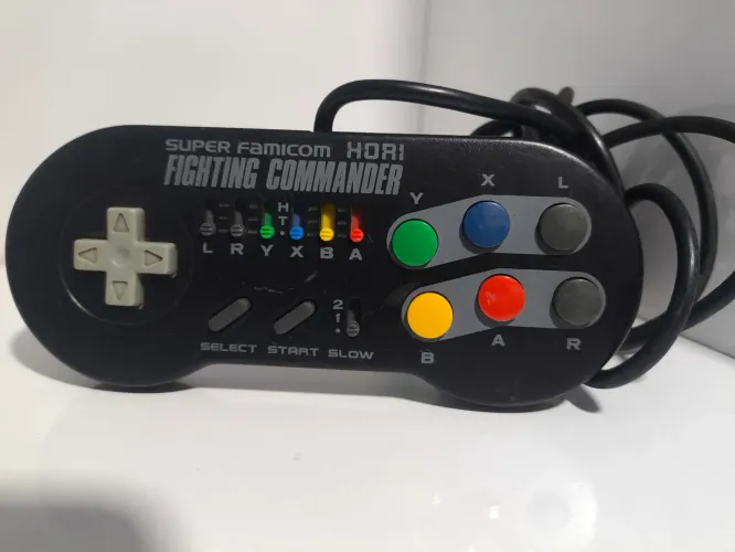 CONTROLE HORI COMMANDER SNES SUPER NINTENDO 