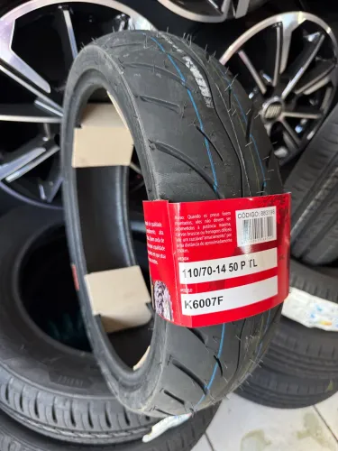 Pneu para moto Kenda K6007F Medida 110/70-14 50P TL