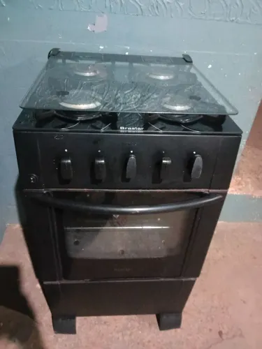 Fogão mesa de vidro 4bocas elétrico Braslar