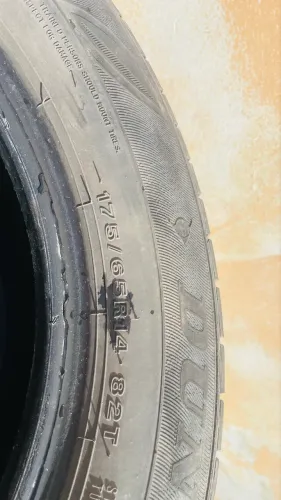 Pneus 175/65 R 14 roda bastante