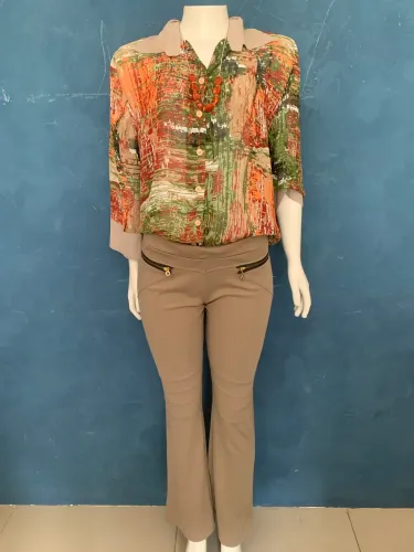 Calça pantalona feminina