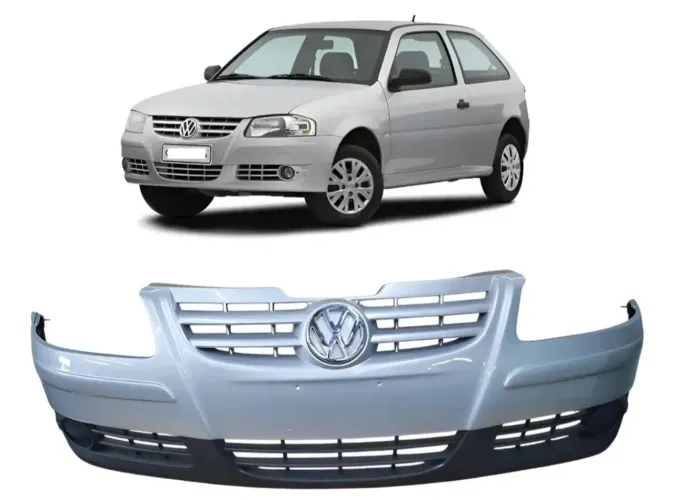 Para-choque original VW g4 prata NOVO