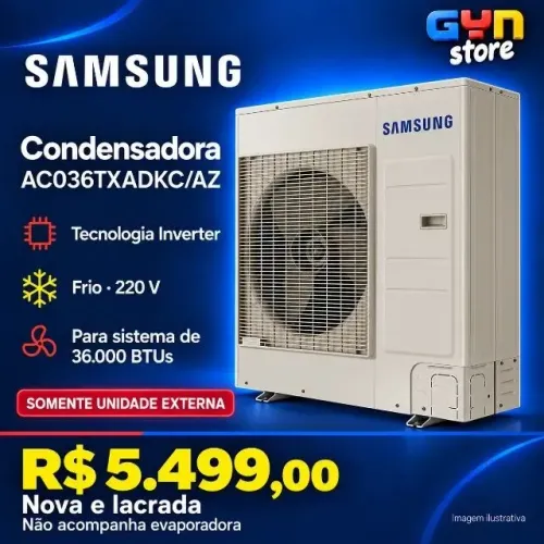 Unidade Externa Samsung 36.000 BTUs Inverter Cassete 360 WindFree Nova