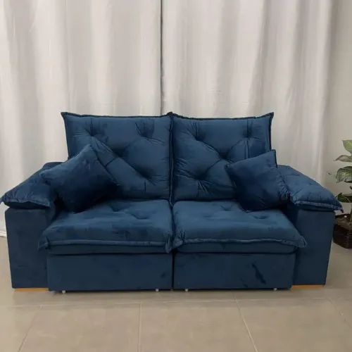 Sofá retrátil e reclinável 2m