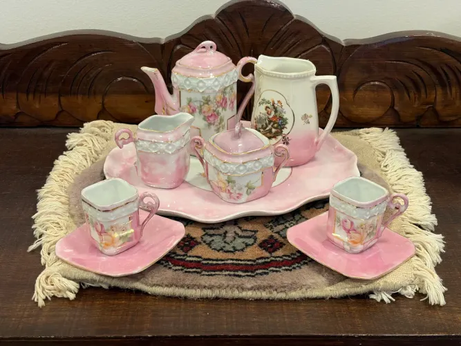 Conjunto Porcelana Decorativo
