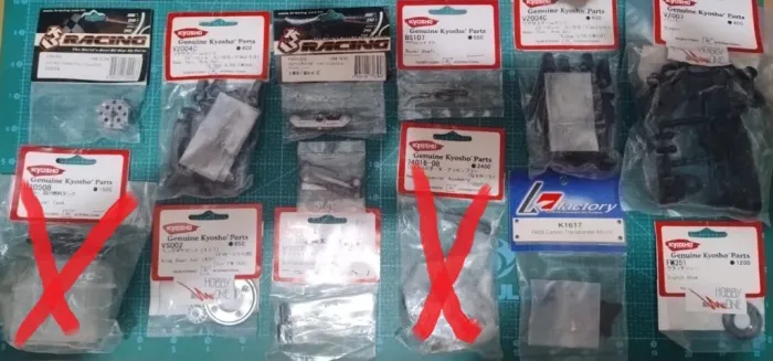 Peças Para Kyosho FW05 e FW06 (Novas)
