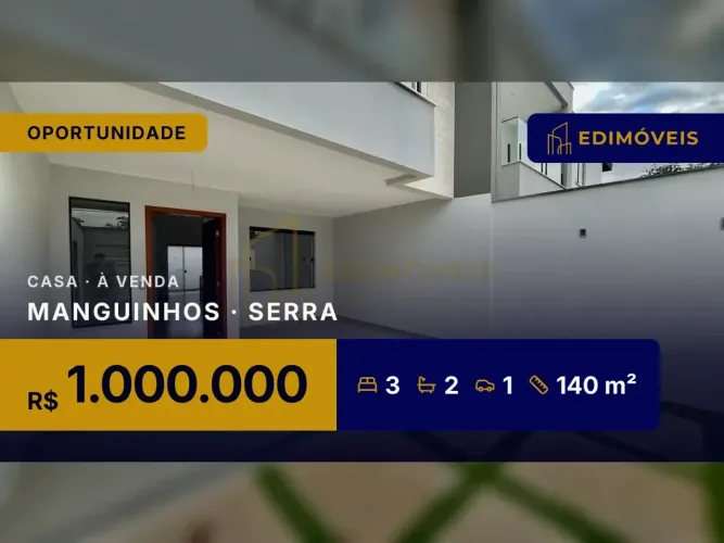 Manguinhos: Casa duplex 3 quartos, perfeita para receber amigos e família