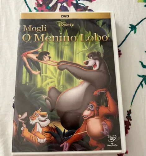 dvd mogli o menino lobo , em ótimo estado. original.