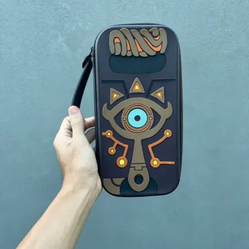 Case Deluxe The Legend Of Zelda Sheikah Olho De Ardósia Seminovo - Nintendo Switch