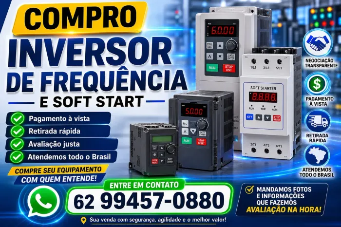 Inversor de frequência e soft start