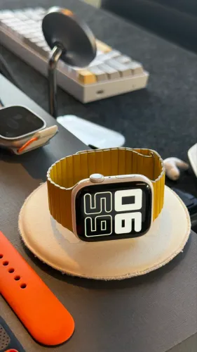 Apple Watch cerâmica branco S5 44Mm