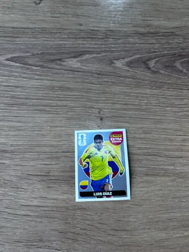 Figurinha Luiz Días prata original nova 