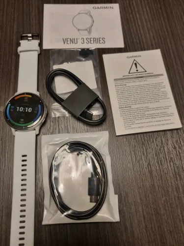 Garmin Venu 3 Branco - Nunca utilizado