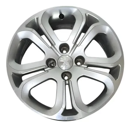 Roda Aro 16 Peugeot 208 2015 2016 A 2020 *7 Prata Prata