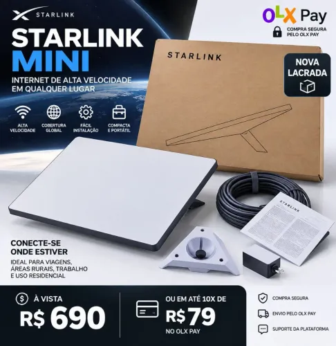 Starlink Mini  - NOVA LACRADA