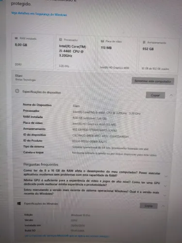 Computador Intel Core i5 | 8GB RAM | HD 1TB |  + Placa de video 750TI 4GB dual coler 