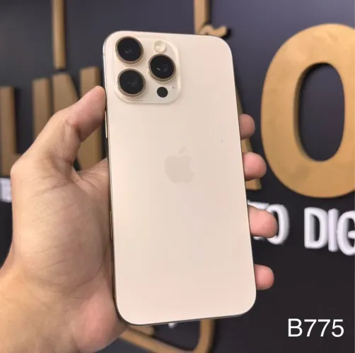 LOJA FÍSICA. IPHONE 16 PRO MAX 256GB DESERT | MUITO CONSERVADO COM GAVETA CHIP 