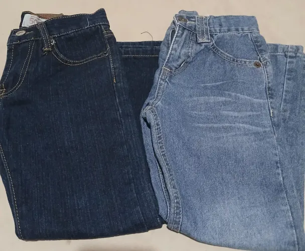 Calça jeans infantil 7/8 anos
