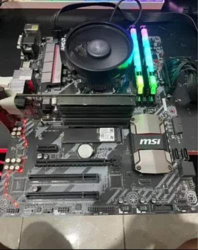 Kit ryzen 7 placa mae processador e ram 